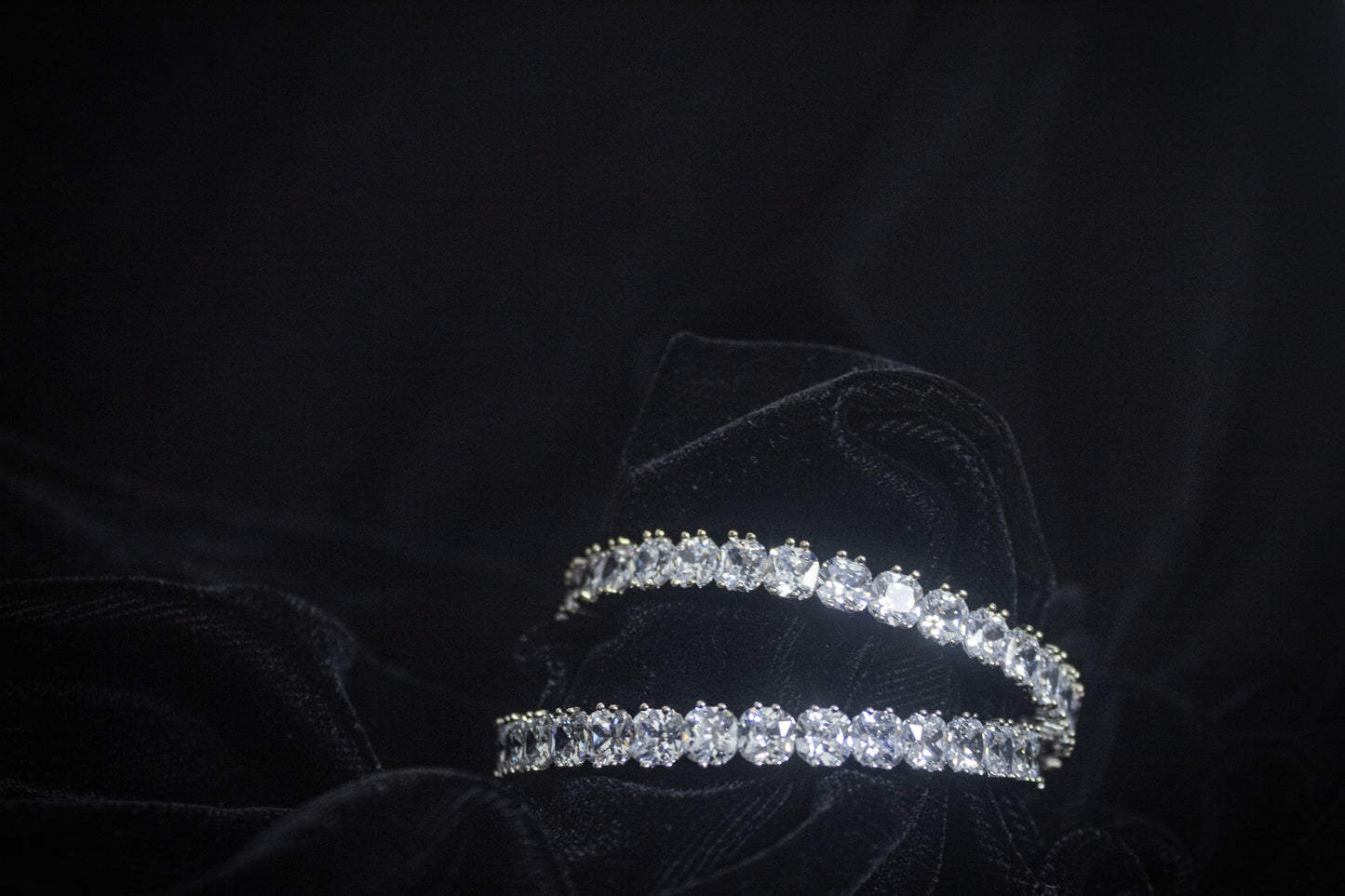 Star Studded American Diamond Bangles