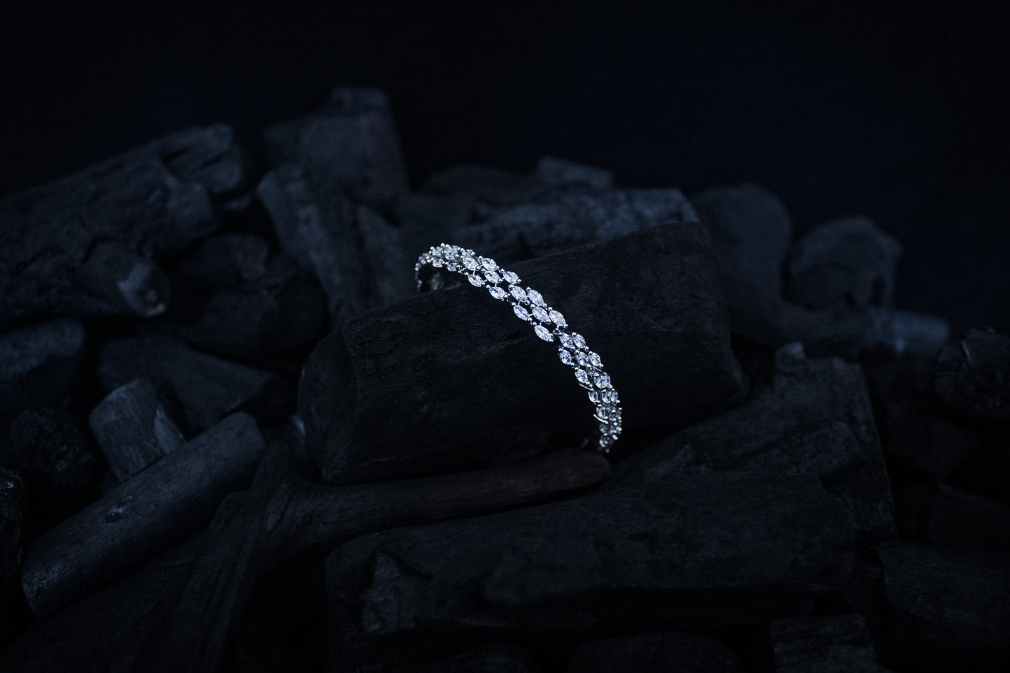 Ant Row American Diamond Bracelet