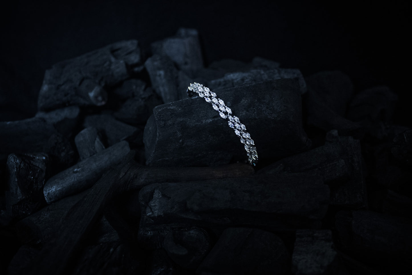 Ant Row American Diamond Bracelet