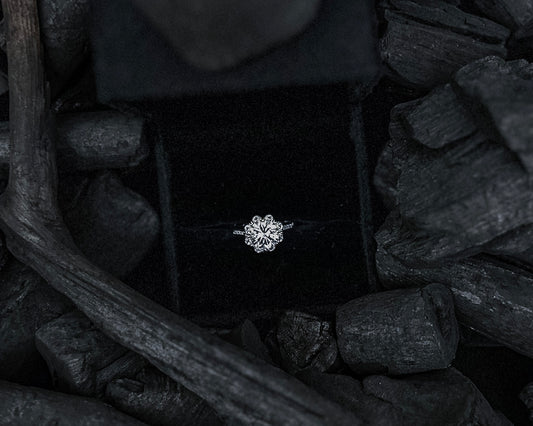 Carnation American Diamond Ring